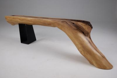  Logniture Wabi Sabi Bench Brutalist Walnut Outdoor Indoor Natural and Eco Friendly