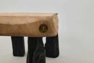  Logniture Wooden Brutalist Table Wabi Sabi Natural and Eco Friendly Logniture