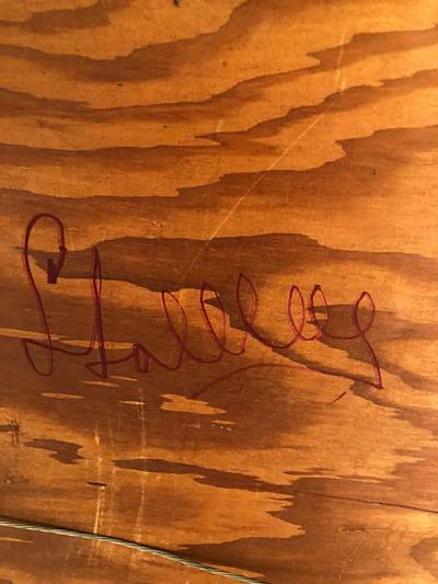  Lol Soldevilla Lol Soldevilla Oil on Wood Untitled Signed and Dated 1959