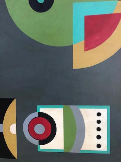  Lol Soldevilla Lol Soldevilla Oil on Wood Untitled Signed and Dated 1959