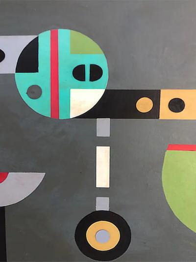  Lol Soldevilla Lol Soldevilla Oil on Wood Untitled Signed and Dated 1959