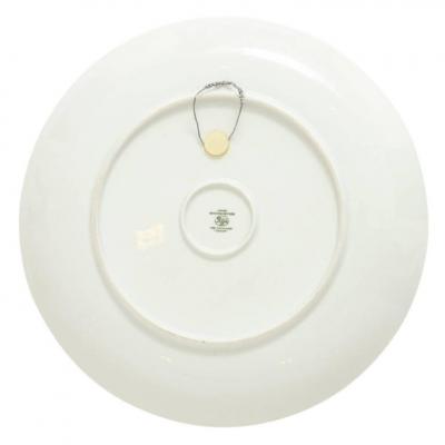  Lorenz Hutschenreuther Hutschenreuther Mirror Porcelain Sunburst Gold White Signed