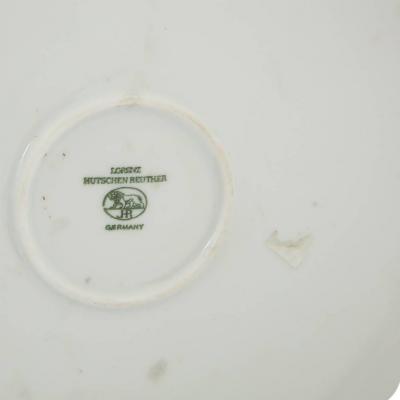  Lorenz Hutschenreuther Hutschenreuther Vase Porcelain White Gold Signed