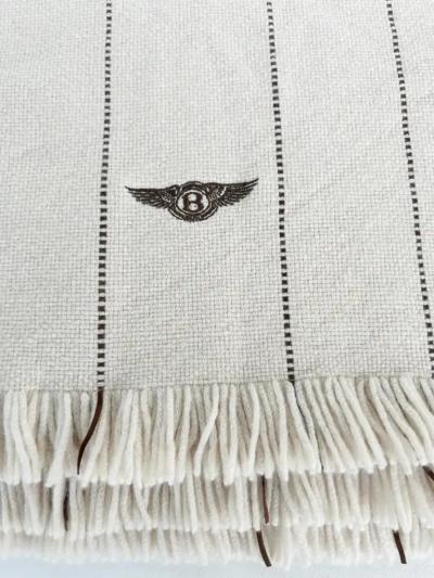  Loro Piana Bentley Home England Loro Piana Italy Cashmere Throw with Fringe