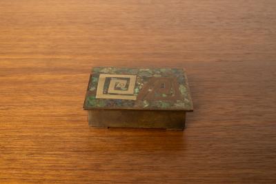  Los Castillo Los Castillo Mixed Metal Jewarly Trinket Box