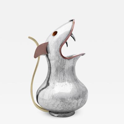  Los Castillo Los Castillo Silver Plate Mouse Pitcher