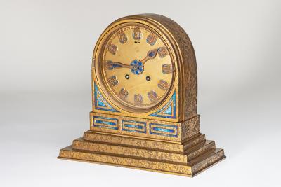  Louis C Tiffany Furnaces Inc Rare Mantel Clock