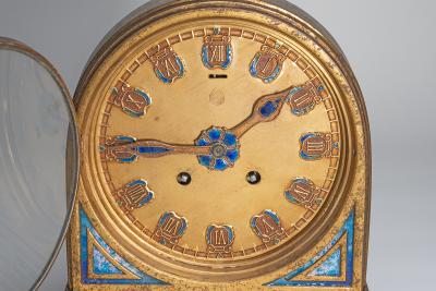  Louis C Tiffany Furnaces Inc Rare Mantel Clock