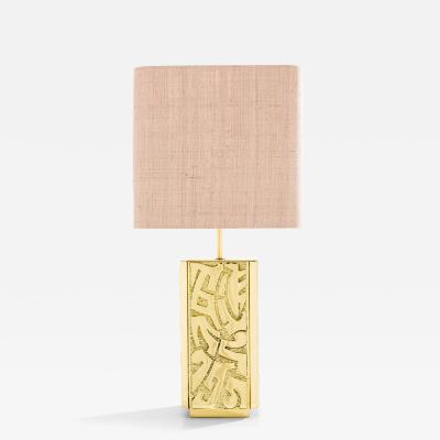  Lova Creation Lova Creation signed brass table lamp late 1970s