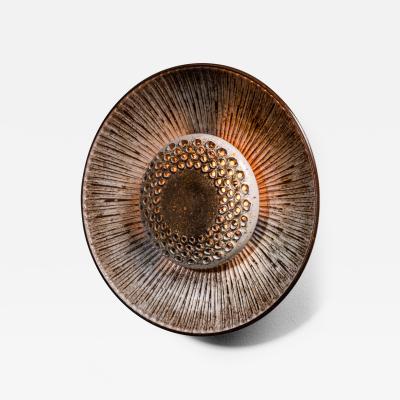  Lovemose Brown ceramic wall lamp Denmark