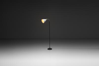  Luco Model 2606 Metal Floor Lamp by LUCO Armaturfabrik Sweden Mid 20th Century