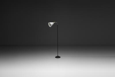  Luco Model 2606 Metal Floor Lamp by LUCO Armaturfabrik Sweden Mid 20th Century