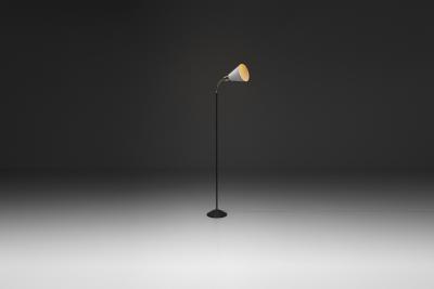  Luco Model 2606 Metal Floor Lamp by LUCO Armaturfabrik Sweden Mid 20th Century