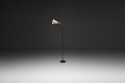  Luco Model 2606 Metal Floor Lamp by LUCO Armaturfabrik Sweden Mid 20th Century