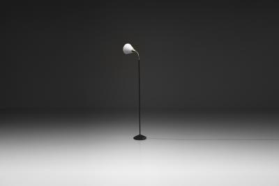  Luco Model 2606 Metal Floor Lamp by LUCO Armaturfabrik Sweden Mid 20th Century