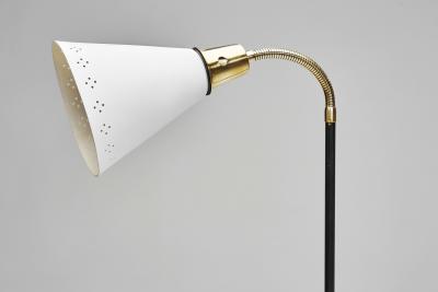  Luco Model 2606 Metal Floor Lamp by LUCO Armaturfabrik Sweden Mid 20th Century