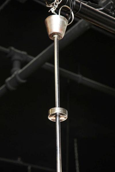  Luigi Brusotti Art Deco Chandelier Made in Italy by Luigi Brusotti