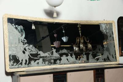  Luigi Brusotti Panoramic Mirror Made by Luigi Brusotti