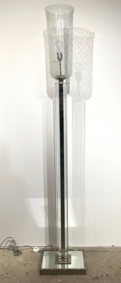  Luigi Brusotti Tall floor lamp by Brusotti Italy 1935