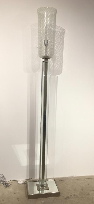  Luigi Brusotti Tall floor lamp by Brusotti Italy 1935