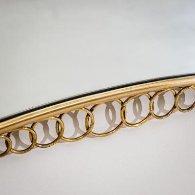  Luigi Brusotti Wall Mirror by Luigi Brusotti Italy 1940s 50s