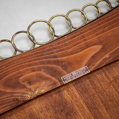  Luigi Brusotti Wall Mirror by Luigi Brusotti Italy 1940s 50s