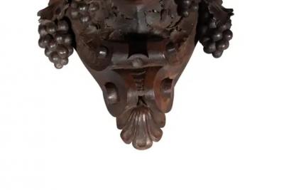  Luigi Frullini Pair Of Renaissance Revival Carved Walnut Wall Brackets By Luigi Frullini