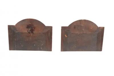  Luigi Frullini Pair Of Renaissance Revival Carved Walnut Wall Brackets By Luigi Frullini