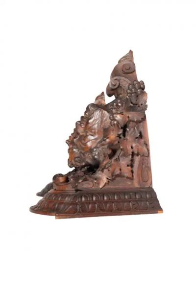  Luigi Frullini Pair Of Renaissance Revival Carved Walnut Wall Brackets By Luigi Frullini