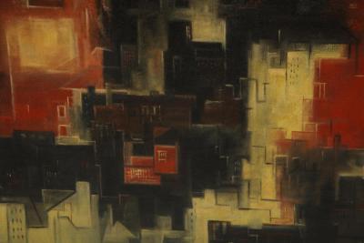 Luis Evan Untitled Oil on Canvas by Luis Evan