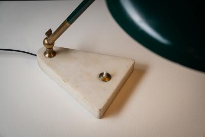  Lumi Mid Century Modern Italian Table Lamp for Lumi with Marble Base 1960s