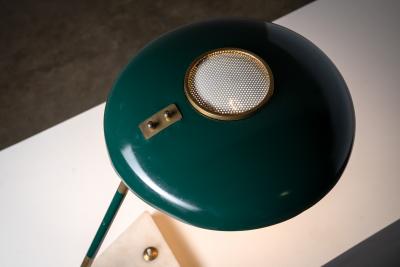  Lumi Mid Century Modern Italian Table Lamp for Lumi with Marble Base 1960s