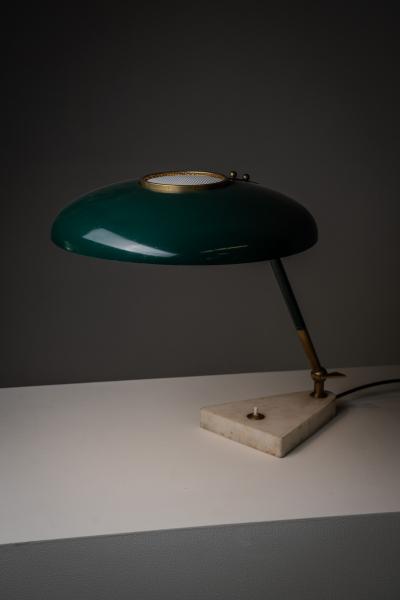 Lumi Mid Century Modern Italian Table Lamp for Lumi with Marble Base 1960s