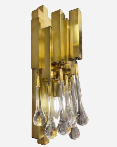  Lumica Pair of drops sconces Lumica Barcelona Spain circa 1970