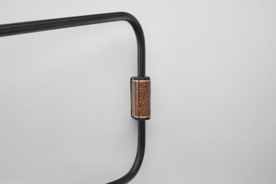  Lunel Wall Lamp with Diabolo Shade by Lunel Attr France Mid 20th Century