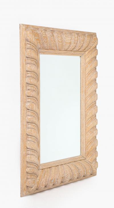  Luten Clarey Stern Inc Spectacular 1980s Large Carved Oak Mirror by Luten Clarey Stern 
