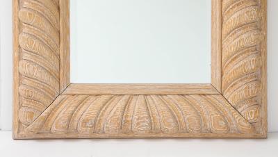  Luten Clarey Stern Inc Spectacular 1980s Large Carved Oak Mirror by Luten Clarey Stern 