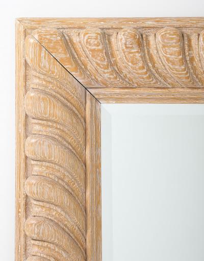  Luten Clarey Stern Inc Spectacular 1980s Large Carved Oak Mirror by Luten Clarey Stern 