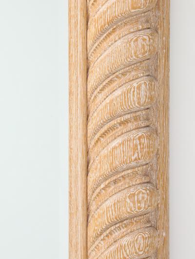  Luten Clarey Stern Inc Spectacular 1980s Large Carved Oak Mirror by Luten Clarey Stern 