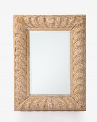  Luten Clarey Stern Inc Spectacular 1980s Large Carved Oak Mirror by Luten Clarey Stern 