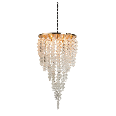  Luxe BRUTALE Venetian Glass Chandelier