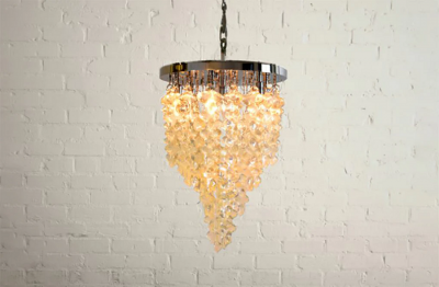  Luxe BRUTALE Venetian Glass Chandelier