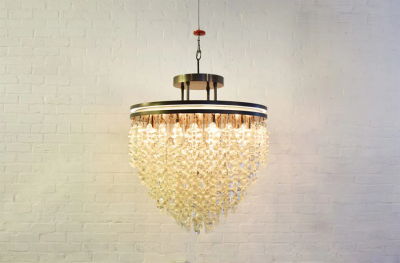  Luxe BRUTALE Venetian Glass Chandelier