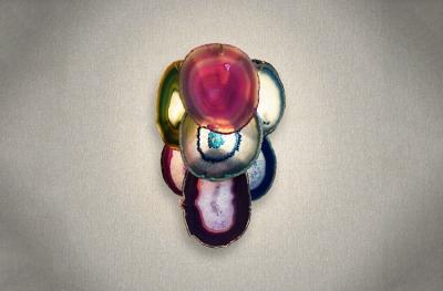  Luxe CAMILLE Wall Sconce Color Peacock