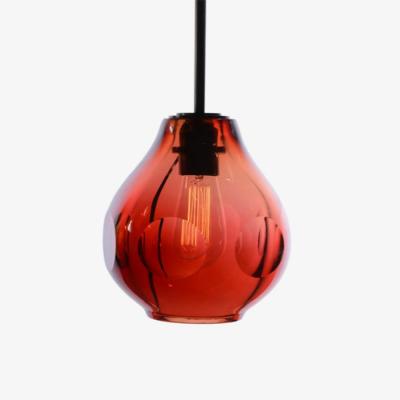  Luxe DUCELLO Hand Blown Crystal Single Pendant Media Glass