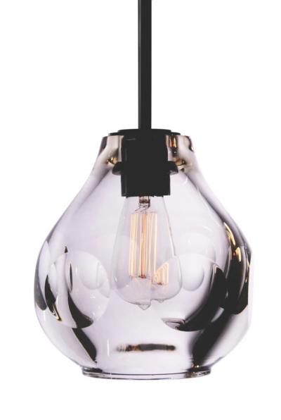  Luxe DUCELLO Hand Blown Crystal Single Pendant Media Glass