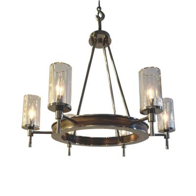  Luxe FIAMMI Single Tier Flame Chandelier 32