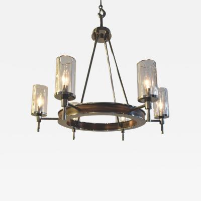  Luxe FIAMMI Single Tier Flame Chandelier 32