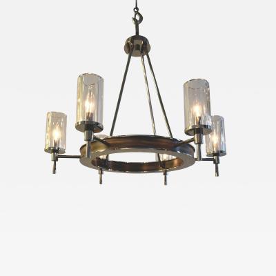  Luxe FIAMMI Single Tier Flame Chandelier 32