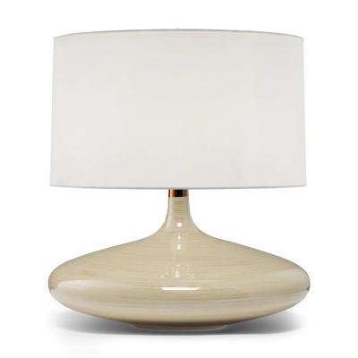  Luxe FLORA Wide Ceramic Console Table Lamp